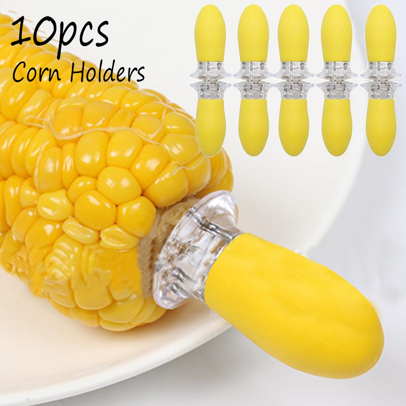 Corn Dog Stick - 10PCS Recyclable Stainless Steel Corn Holders