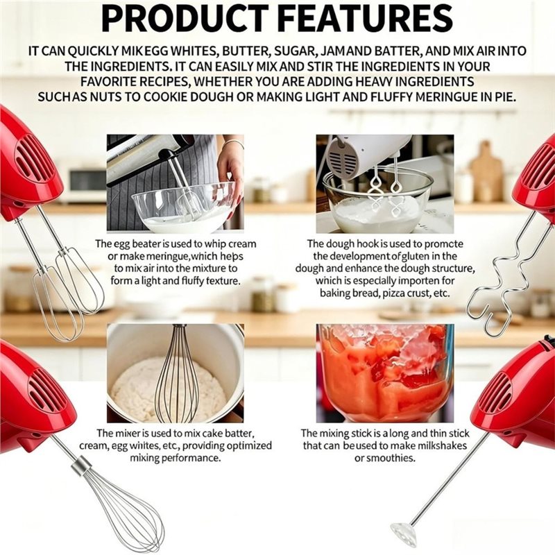 [Affordable】 Stainless Steel H - Kitchenaid Mixer Hand Mixer ulasan dan harga