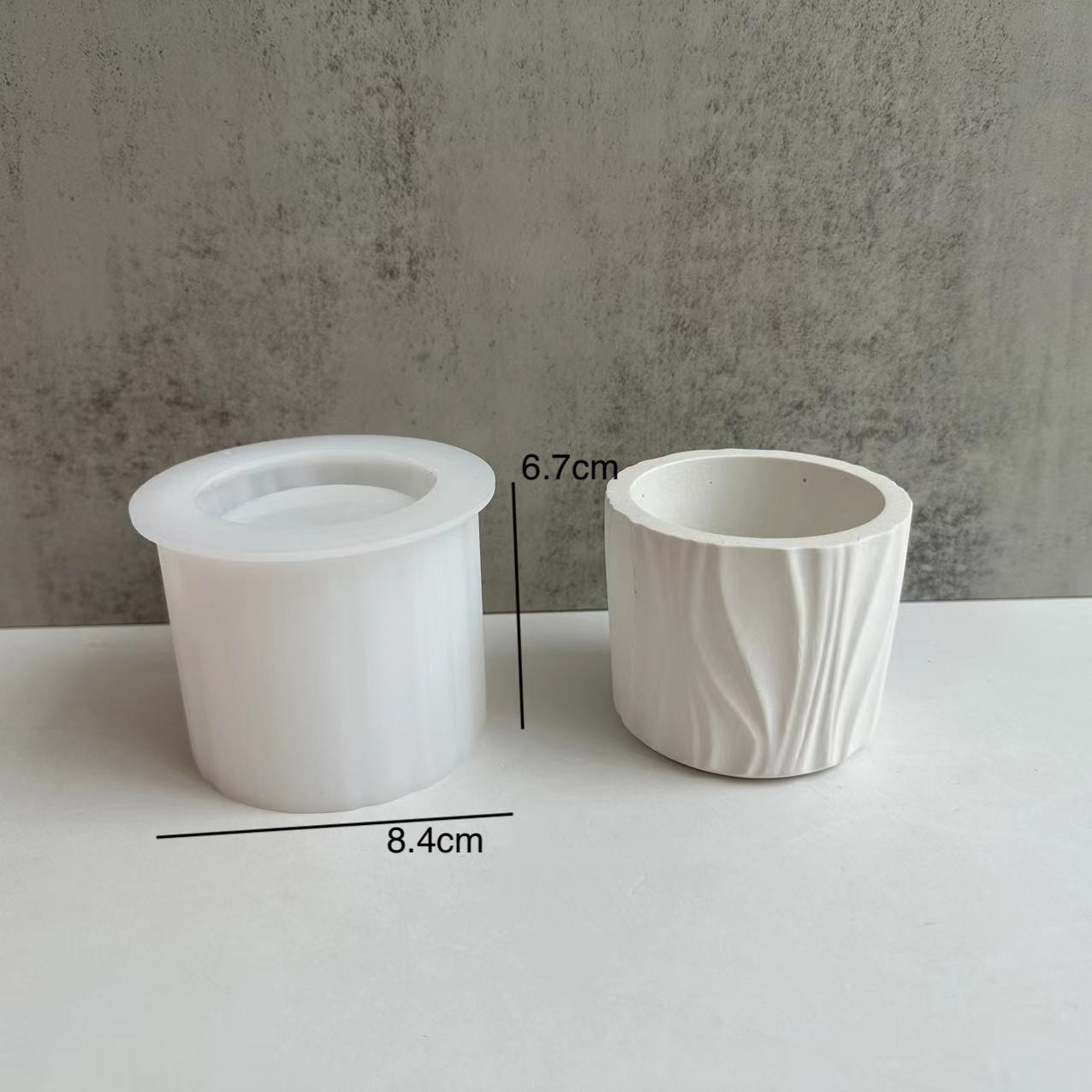 Gypsum Lined Candle Cup Silico - Potsticker Mold ulasan dan harga