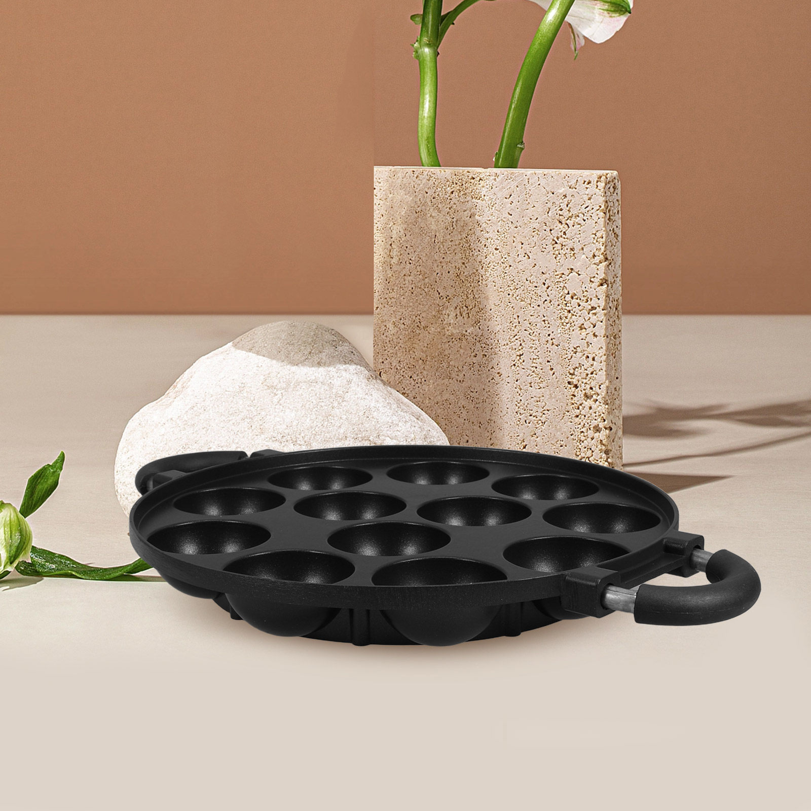 12-Hole Takoyaki Pan Nonstick  - Takoyaki Grill Plate ulasan dan harga
