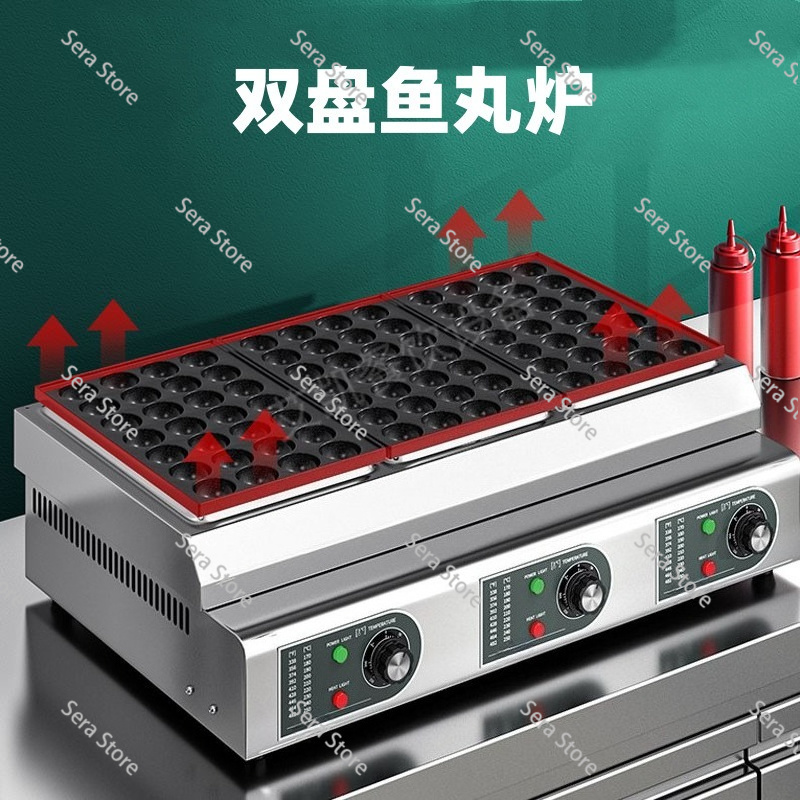 Commercial Electric Gas Dual P - Takoyaki Grill Plate ulasan dan harga