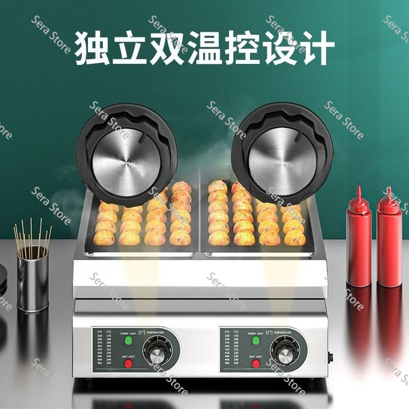 Commercial Electric Gas Dual P - Takoyaki Grill Plate ulasan dan harga